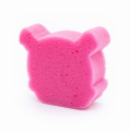 New pink print little girl bath sponge soft sponge